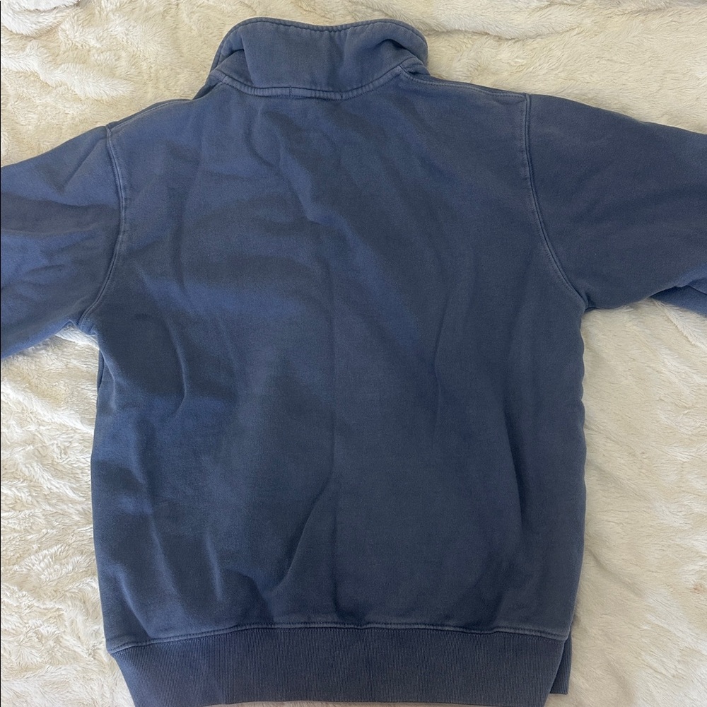 Brandy Melville Blue Zip-Up Sweater - Picture 3 of 4